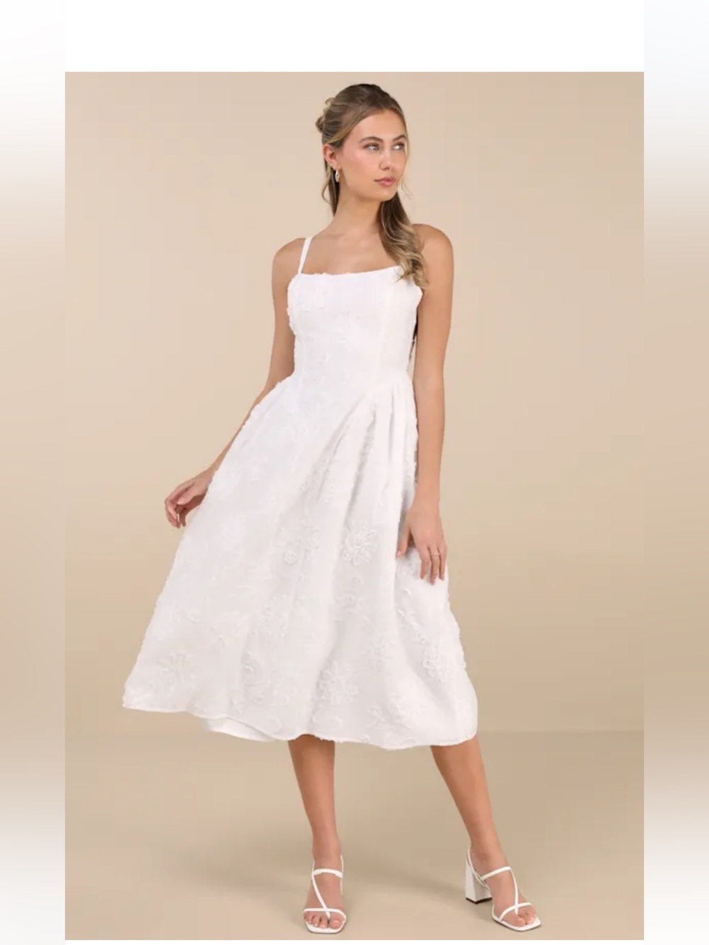 Lulus Dress XS Formal White